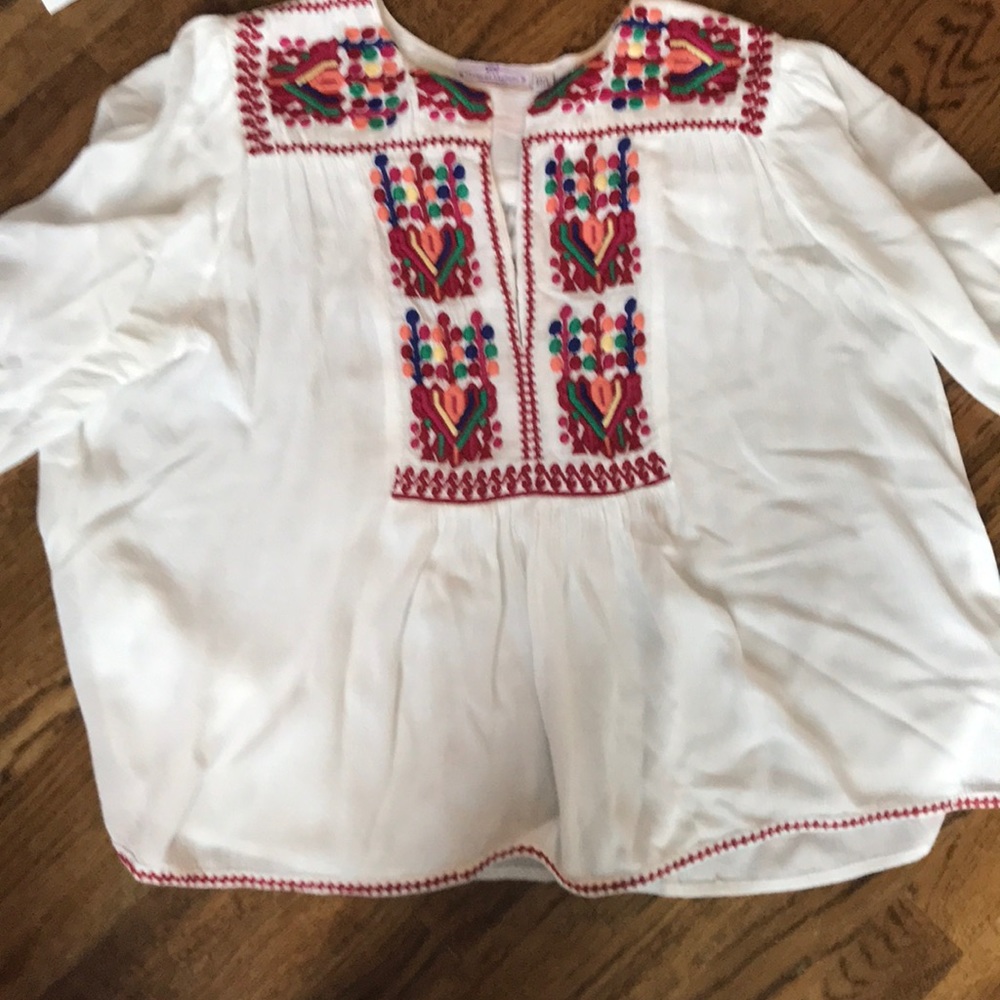 Sassy Easy Flow Embroidered Blouse